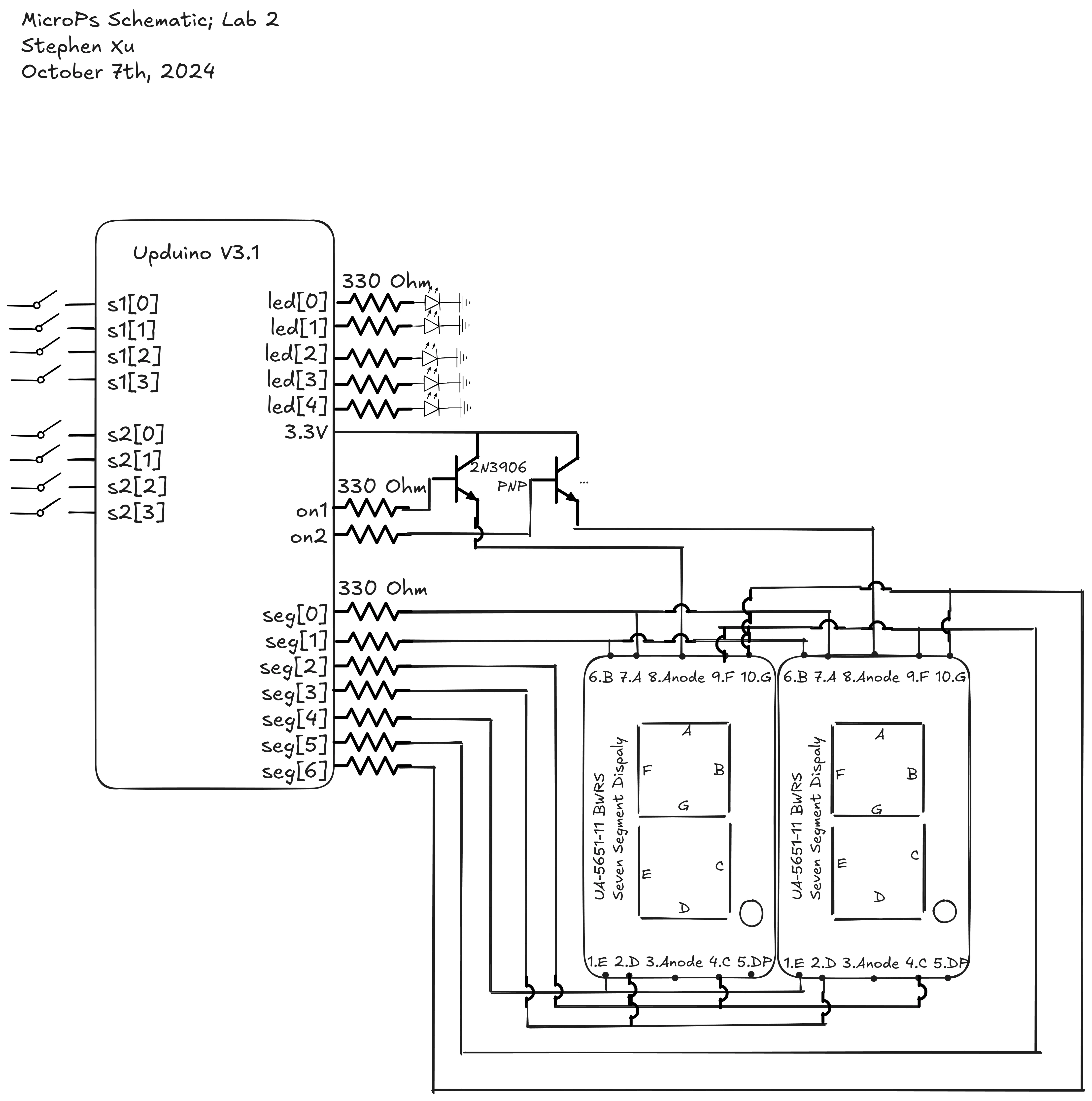 Detailed schematic including all the wiring